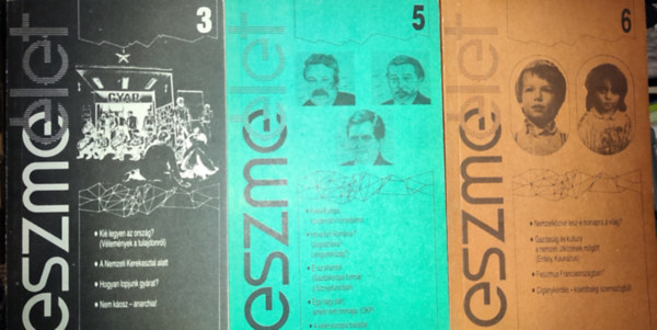 T�kei Ferenc  (szerk.) - 3db m� az Eszm�let c. kiadv�nyokb�l - T�kei Ferenc (szerk.)-Eszm�let/3.; Eszm�let/5.; Eszm�let/6.