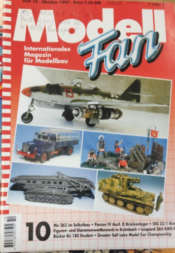 Modell Fan október 1997 - német nyelvű makettező