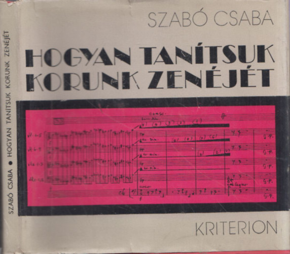 Szab Csaba - Hogyan tantsuk korunk zenjt?