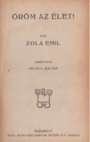 Emil Zola - rm az let!