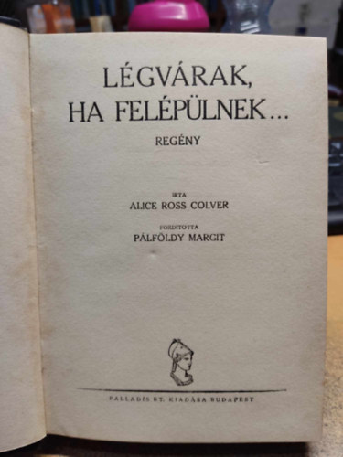 Alice Ross Colver - Légvárak ha felépülnek...