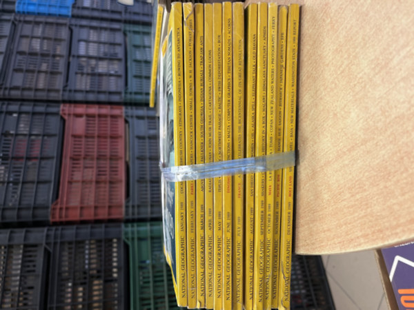 Gilbert M. Grosvenor - National Geographic: 1989. Vol. 175, No. 1,2,3,4,5,6, Vol. 176, No. 1,2,3,4,5,6, teljes �vfolyam.