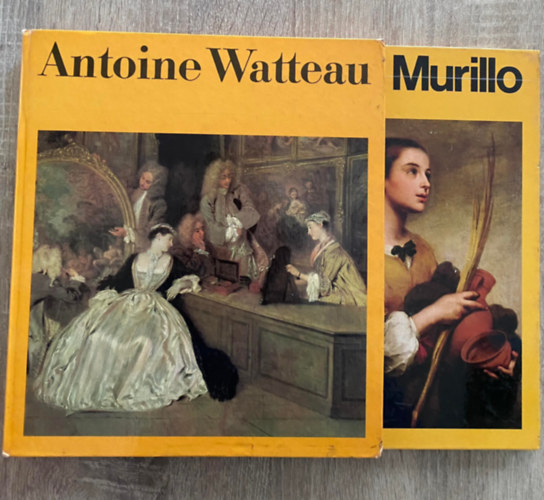 2 db a mvszet vilga sorozatbl: Antoine Watteau + Murillo