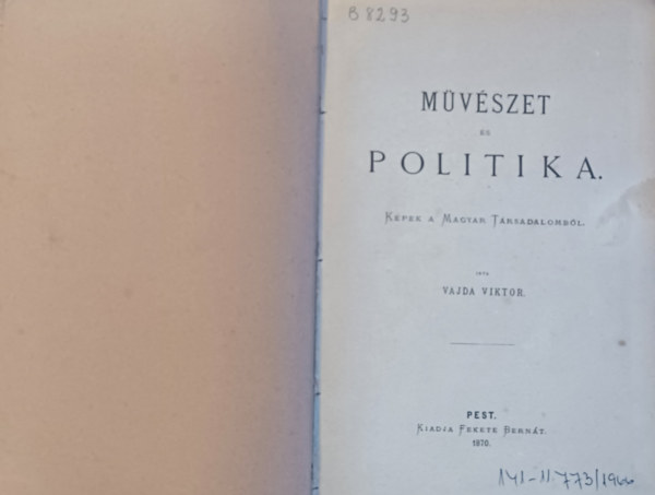 Vajda Viktor - M�v�szet �s politika