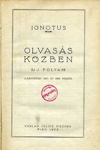 Ignotius - Olvas�s k�zben