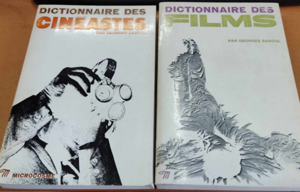 Georges Sadoul - Dictionnaire des Cineastes + Dictionnaire des Films (2 k�tet)