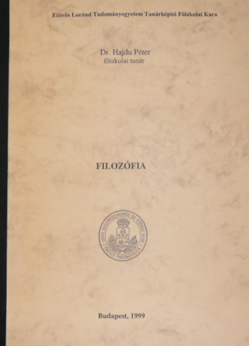 Dr. Hajdu P�ter - Filoz�fia
