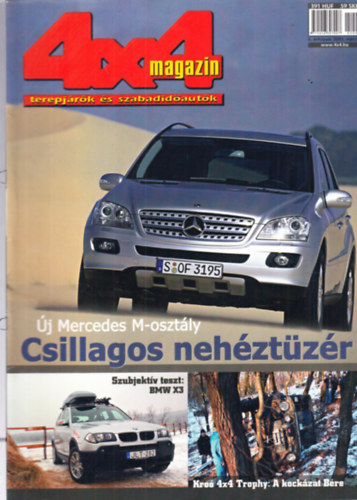 4x4 Magazin terepjrk s szabadidautk 2005/3, 5, 9, 10, 11, 12-2006/1, 6db. lapszmonknt