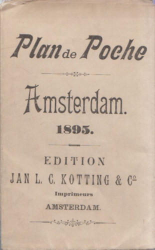 Plan de Poche - Amsterdam 1895