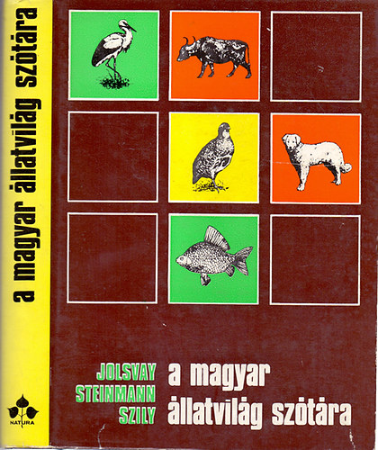 Dr. Jolsvay Alajos-Dr. Steinmann Henrik-Szily Ern - A magyar llatvilg sztra (Magyar-latin - latin-magyar)