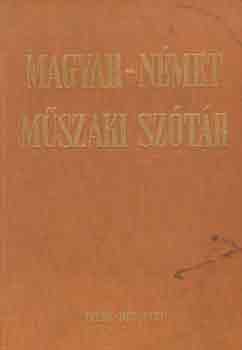 Nagy Ern-Klr Jnos - Magyar-nmet mszaki sztr