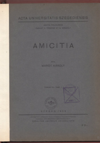 Mart Kroly - Amicitia