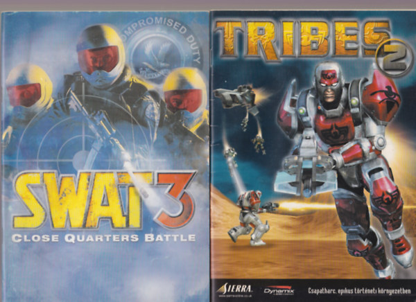 3 db sci-fi f�zet Tribes 2 +SWAT 3 + Player's Manual
