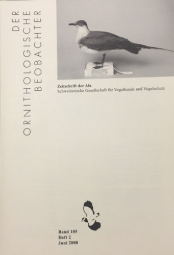 Peter Knaus - Der Ornithologische Beobachter: Zeitschrift der ALA - Band 105 Heft 2 (Juni 2008)