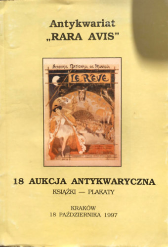 Antykwariat "RARA AVIS" - 18 Aukcja Antykwaryczna Ksiki - Plakaty