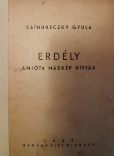 Zathureczky Gyula - Erdly amita mskp hvjk