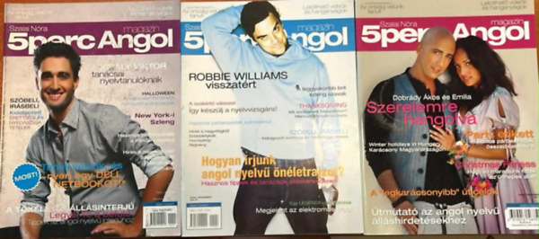 5 perc Angol magazin - 2009. okt�ber, november, december (3 db)