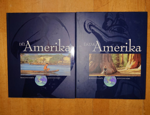 2 k�nyv a Kontinensr�l kontinensre c�m� sorozatb�l: �szak-Amerika, D�l-Amerika