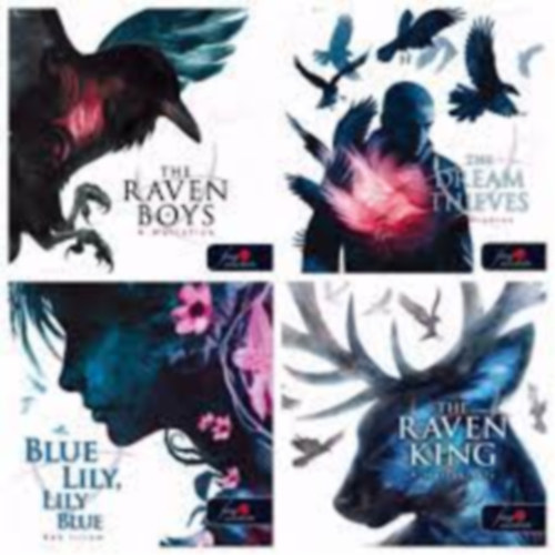 Maggie Stiefvater - A Hollfik 1-4. - A hollfik- The Raven Boys+ lomrablk- The Dream Thieves+ Kk liliom- Blue Lily,Lily Blue+ A hollkirly- The Raven King