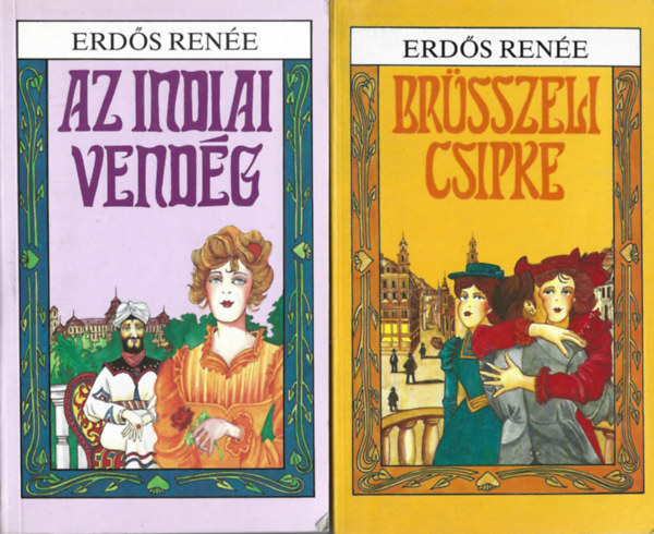 Erdős Renée - 2 db könyv, Az indiai vendég, Brüsszeli csipke