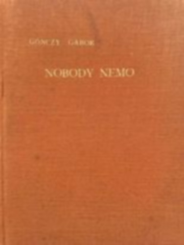 Gönczy Gábor - Nobody Nemo