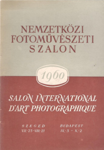 Nemzetkzi Fofomvszeti Szalon 1960