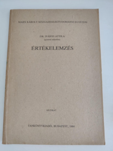 Dr. Iv�nyi Attila - �rt�kelemz�s