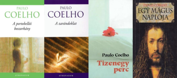 Paulo Coelho - 4 db Paulo Coelho regny: A portobelli boszorkny + A zarndoklat + Egy mgus naplja + Tizenegy perc