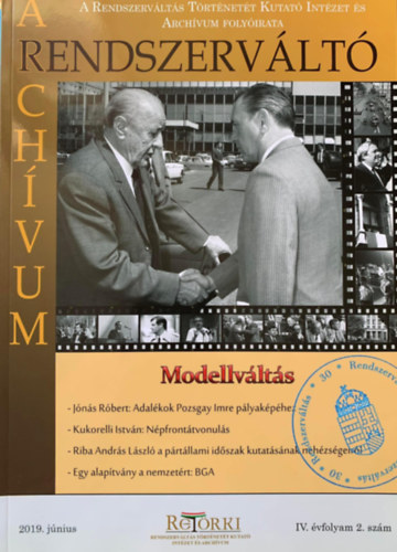 Rendszerv�lt� IV. �vfolyam 2. sz�m