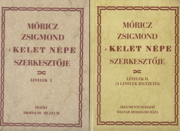 Mricz Zsigmond, a Kelet Npe szerkesztje - Levelek I-II. (A levelek jegyzetei)