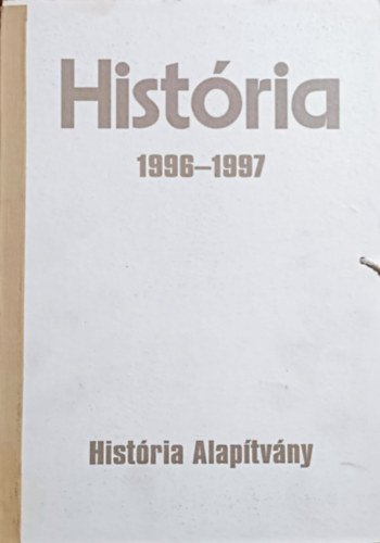 Glatz Ferenc   (szerk.) - Histria 1996-1997. (teljes vfolyamok, lapszmonknt, mappban)