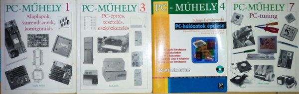 Heinz Lange Ila László - 4db mű a PC-műhely sorozatból - PC-műhely 1., PC-műhely3., PC-műhely 4., PC-műhely 7.-PC-tuning