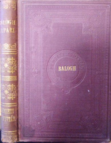 Balogh Zoltán - Alpári ( Verses regény hat énekben )