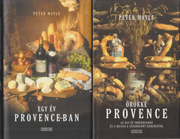 Peter Mayle - Egy év Provence-ban + Örökké Provence +Szerelem és provence(3 db)