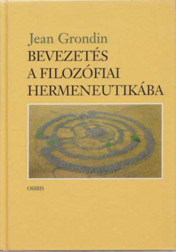 Jean Grondin - Bevezet�s a filoz�fiai hermeneutik�ba
