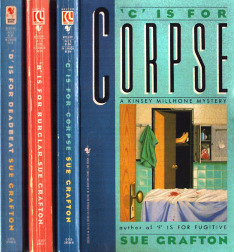 Sue Crafton - 3 db Sue Crafton: Copse, Deadbeat, Burglar