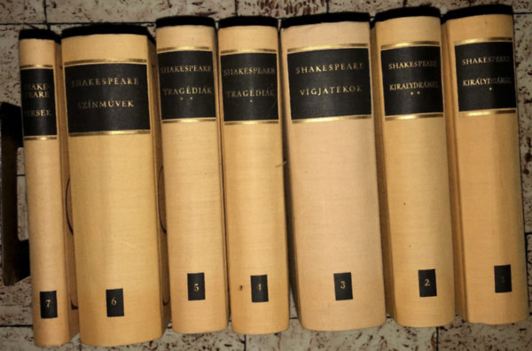 William Shakespeare - Shakespeare sszes mvei I-VII. (I-II. Kirlydrmk - III. Vgjtkok - IV-V. Tragdik - VI. Sznmvek - VII. Versek)