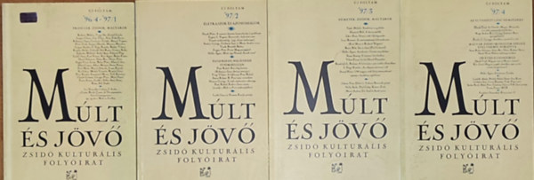 4db m� a M�lt �s j�v�-Zsid� kult�r�lis foly�iratb�l - 1996/4.-1997/1., 1997/2., 3., 4.