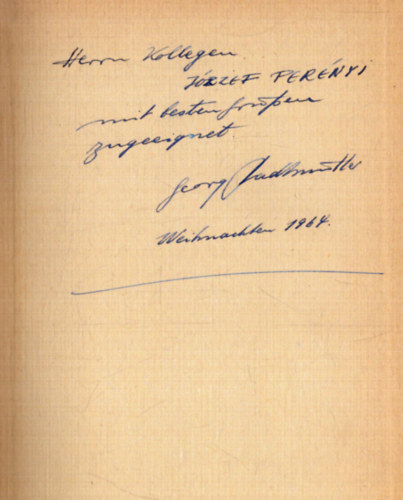 Georg Stadtm�ller - Geschichte des V�lkerrechts (A nemzetk�zi jog t�rt�nete) (dedik�lt)