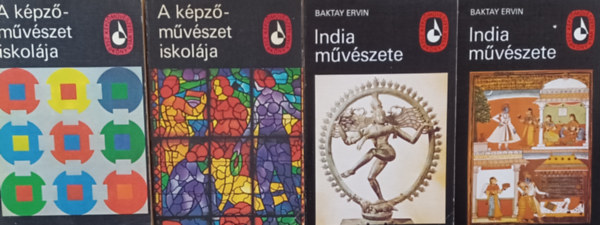 Baktay Ervin - A kpzmvszet iskolja I-II. + India mvszete I-II. (4 ktet)