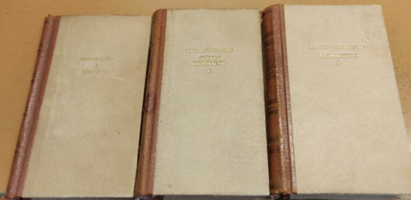 Thomas Mann, Mme De Lafayette Mihail Sadoveanu - 3 db �j Elzev�r K�nyvt�r: A t�rv�ny + Cl�ves Hercegn� + Medveszem