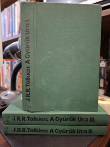 J. R. R. Tolkien - A gyűrűk ura I-III. (első kiadás)
