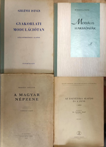 Bárdos Lajos, Kodály Zoltán Szelényi István - Zenetudományi könyvcsomag