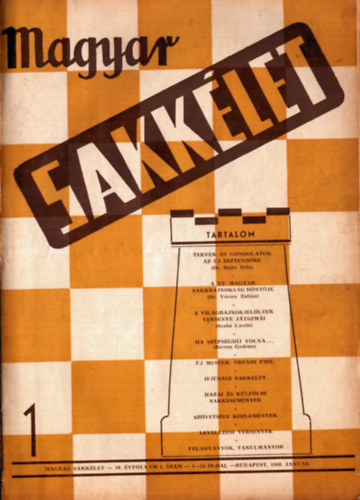 Magyar sakkélet 1960. - 10. évfolyam