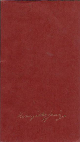 Komjáthy Jenő - Komjáthy Jenő Válogatott versei