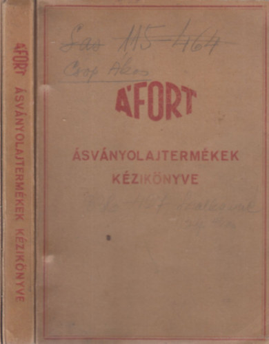 Áfort ásványolajtermékek kézikönyve