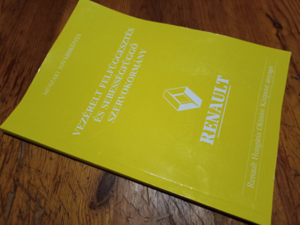 T�bb szerz� - Vez�relt felf�ggeszt�s �s sebess�gf�gg� szervokorm�ny (Renault Hung�ria Oktat�si K�zpont anyaga)