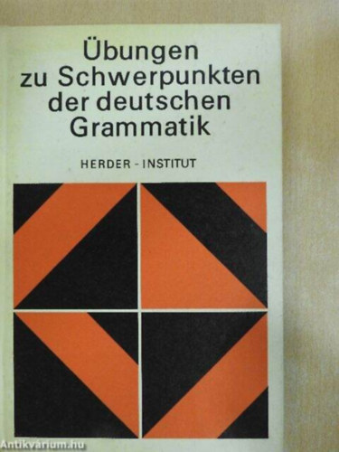 bungen zu Schwerpunkten der deutschen Grammatik