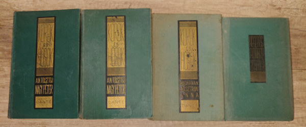 Meriel Buchanan, Hegedűs Géza A. Tolsztoj - 3 kötet a a Dante Korok és hősők című, míves kiállítású könyvsorozatából + ajándék Dante-könyv: Nagy Péter I-II., Ausztriai Anna + A mámor zendülői