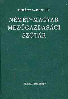 Surnyi-Kunffy - Nmet-magyar mezgazdasgi sztr